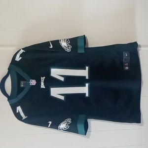 Carson Wentz Nike on field Jersey Size M Black Philadelphia Eagles Jersey